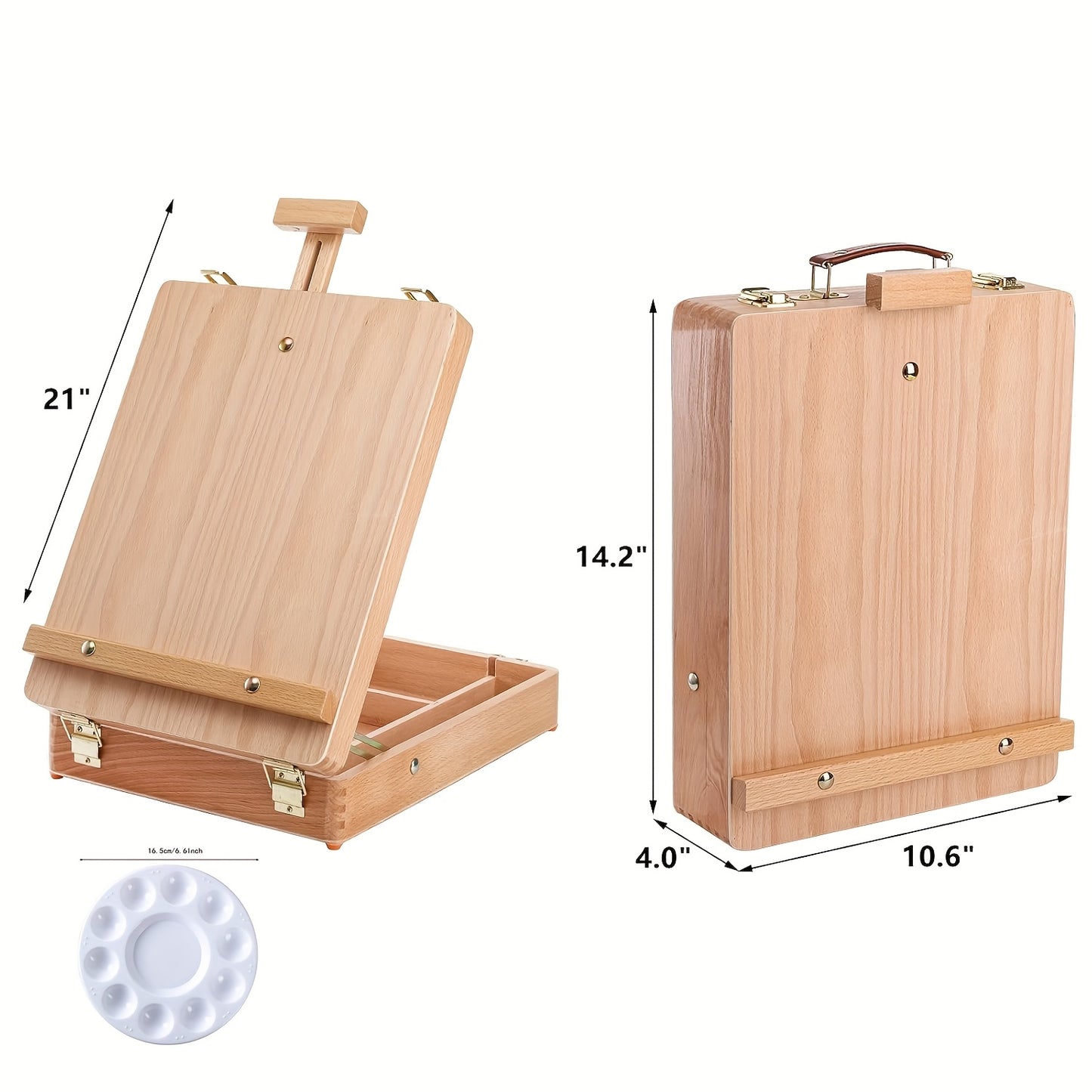 Beechwood Adjustable Easel Stand For Painting And Sketching
