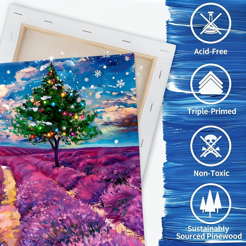 LKBEE Stretched Canvas Board Set 8 Pack Acrylic Oil Painting