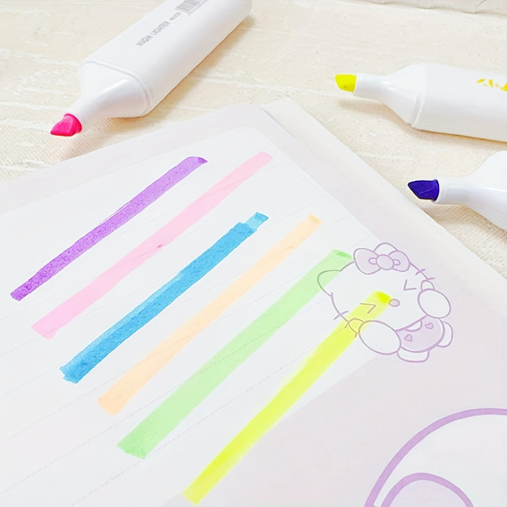 36pcs & My Melody Cute Highlighters & Marker Pens - Adorable Anime Themed Highlighters Suitable for Student Prizes, Gifts, Supplies, Collectible Merchandise ( Fans & My Melody Lovers)