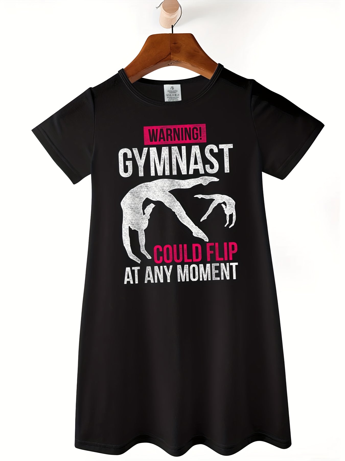 Girls Gymnastics Leotard Warning Gymnast Could Flip At Any Moment