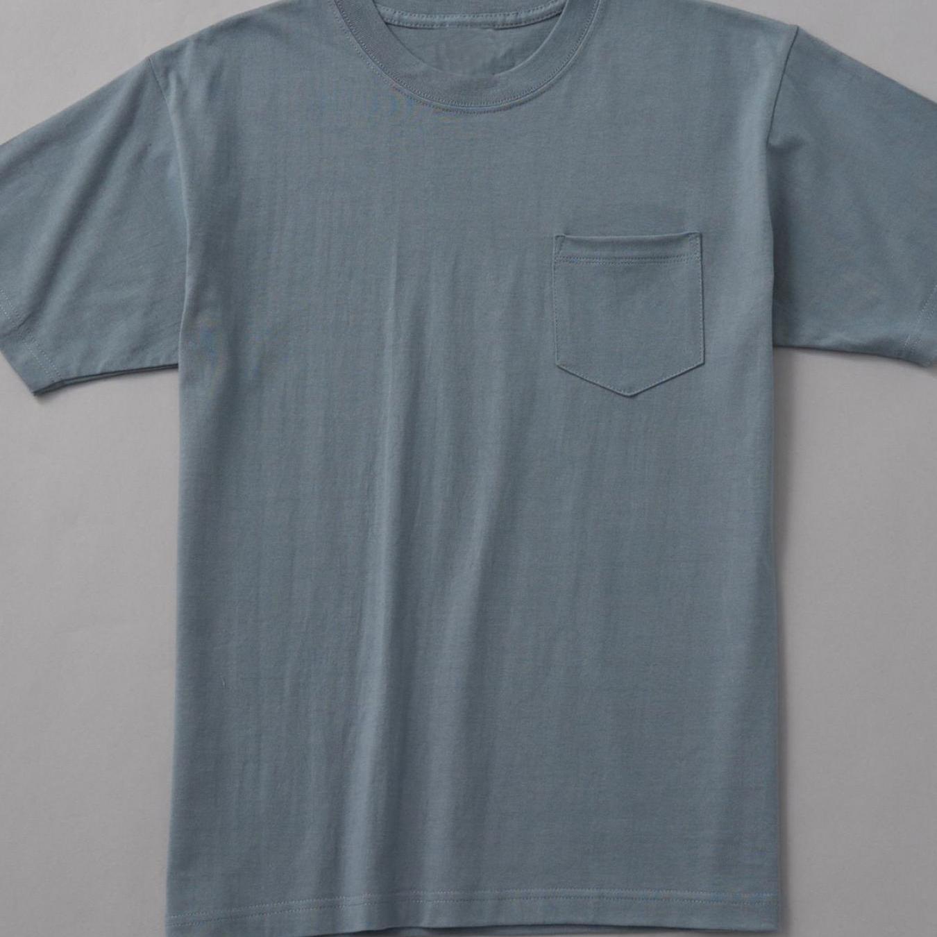 Men's Casual Loose Fit Pocket T-Shirt - Solid Color Short Sleeve Round Neck Tee with Chest Pocket, Machine Washable, Year-Round Versatile Basic Top for Casual Attire (Ideal Christmas Gift) - Available in,, Grey, Navy, PLUS SI