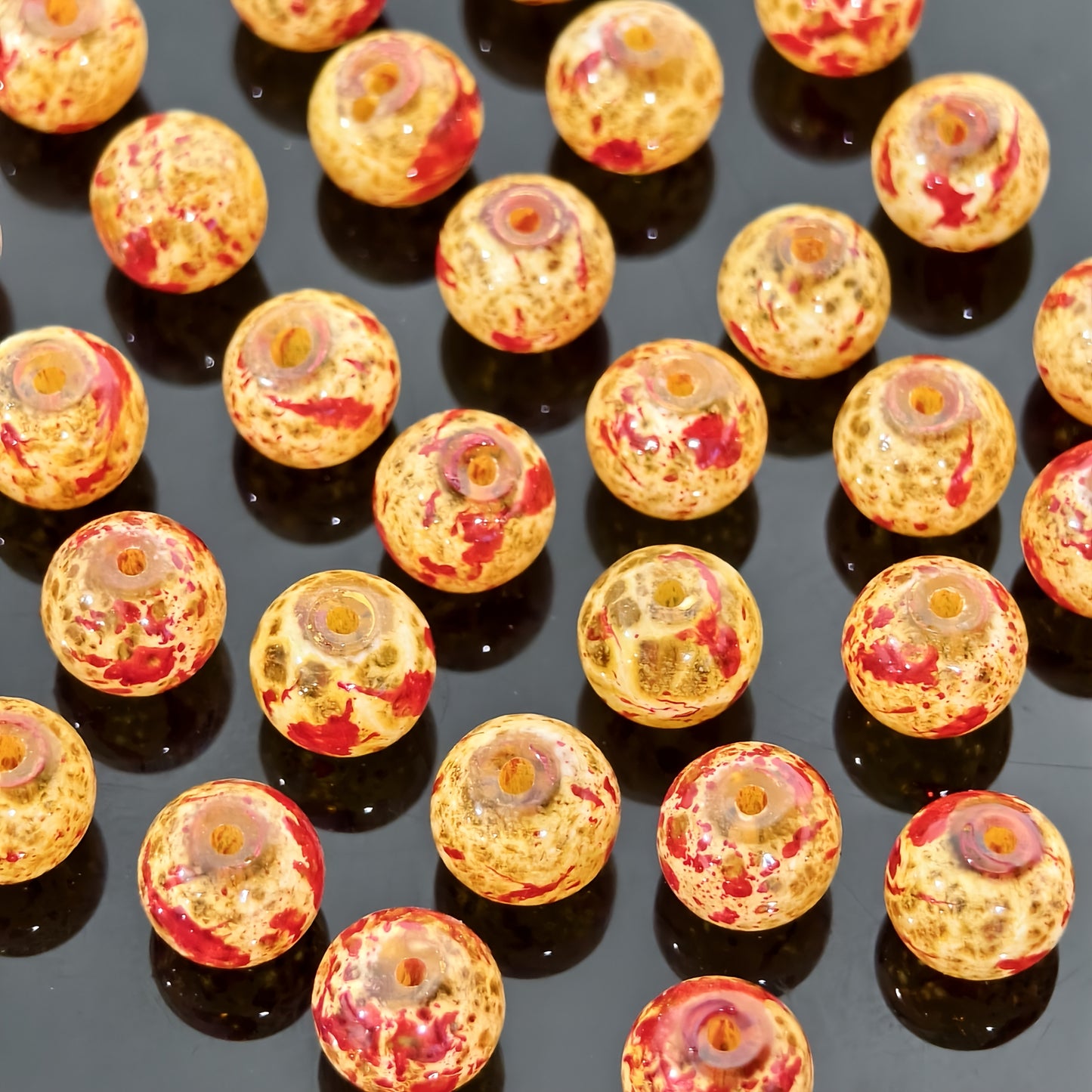 Glass Beads Set 401Pcs for Jewelry Making Supplies