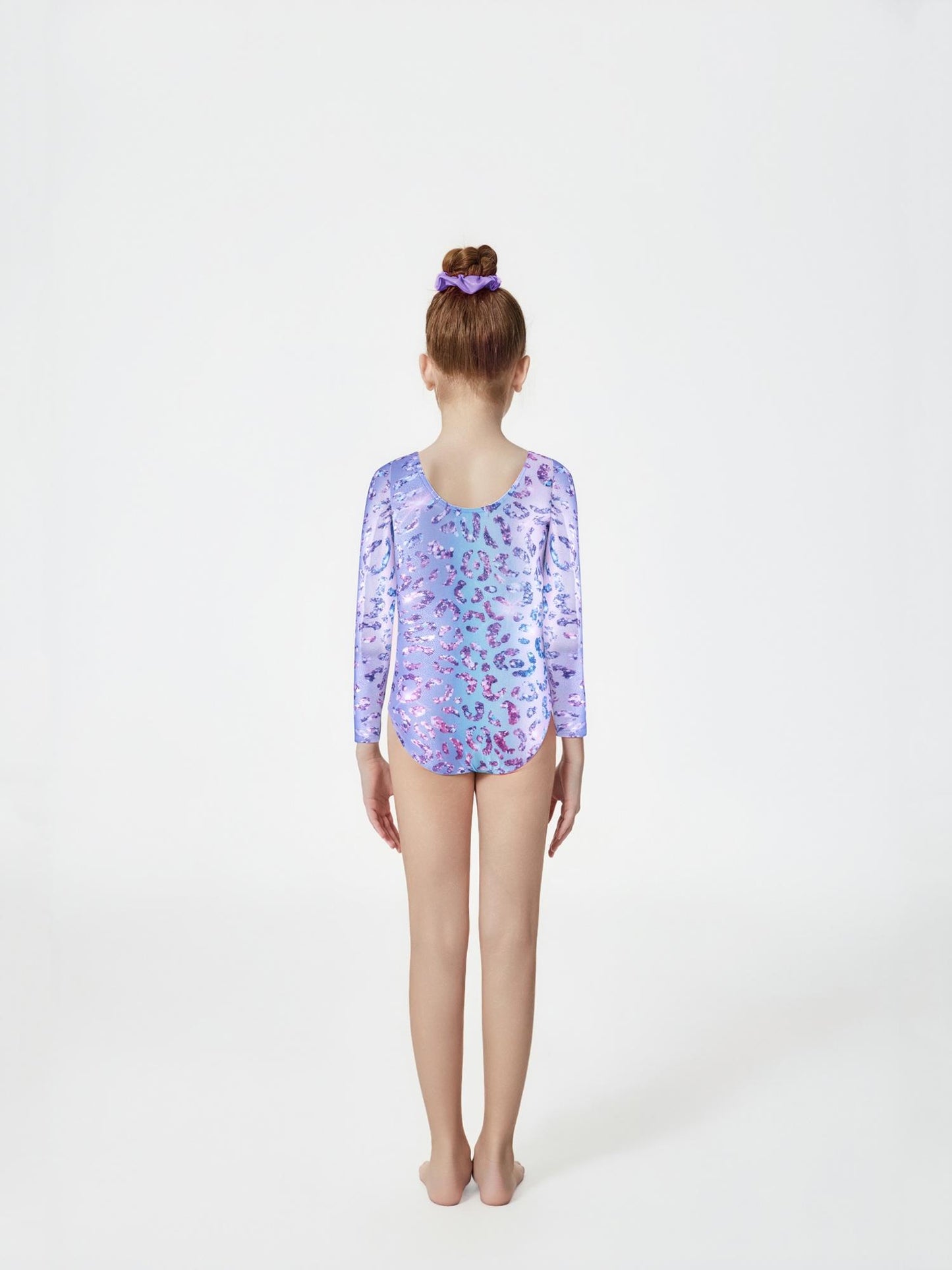 3pcs Gymnastics Leotards for Girls Long Sleeve Sparkly Dance Unitards Biketards with Tumbling Shorts, Perfect for Dance, Ballet & Yoga, Ballet Leotard, Yoga Outfit, Stretchy Fabric, Formfitting Design, Highquality Stitching,