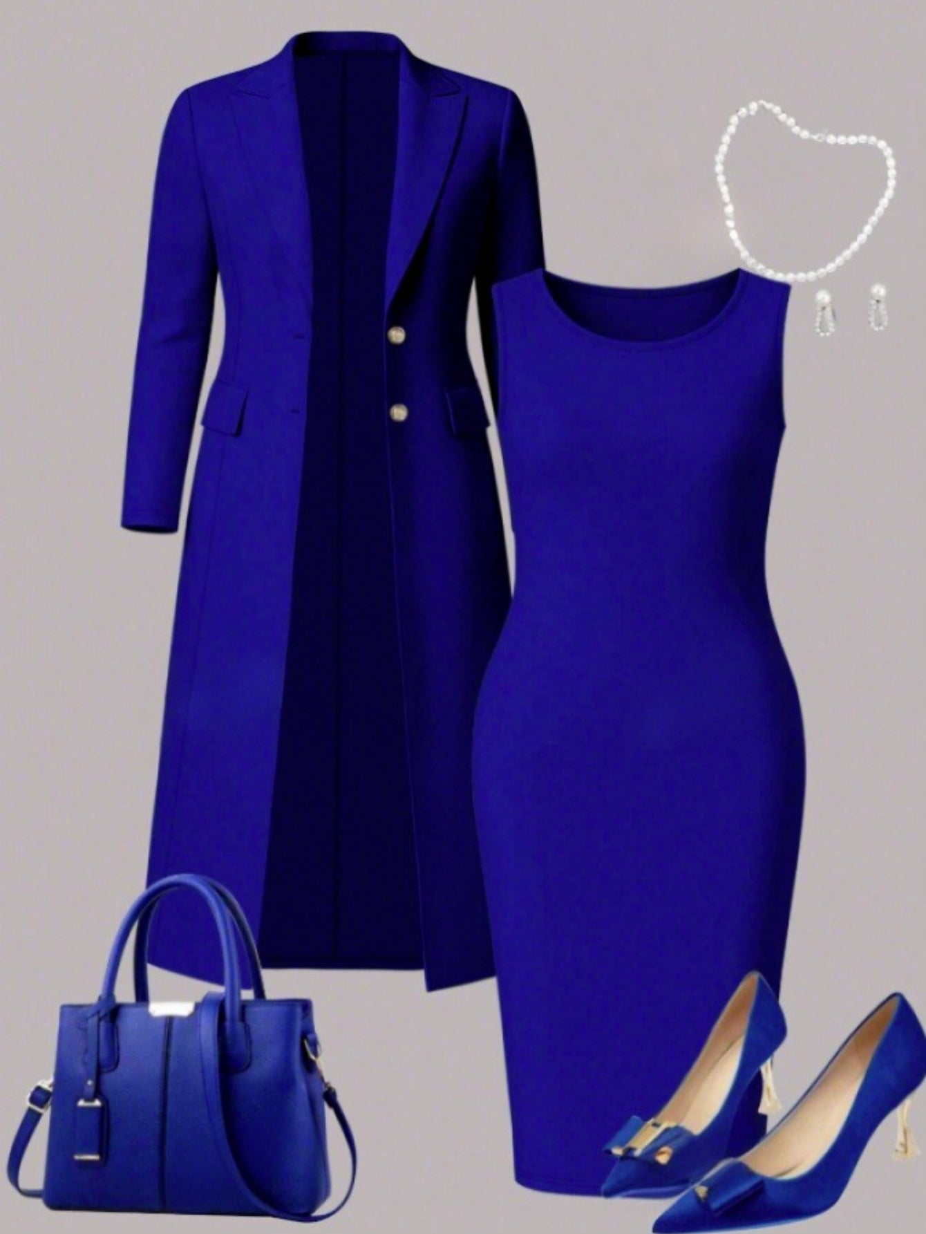 2 Piece Women's Suit Set With Lapel Trench Vest And Skirt For Autumn Winter Office Wear And Evening Occasions