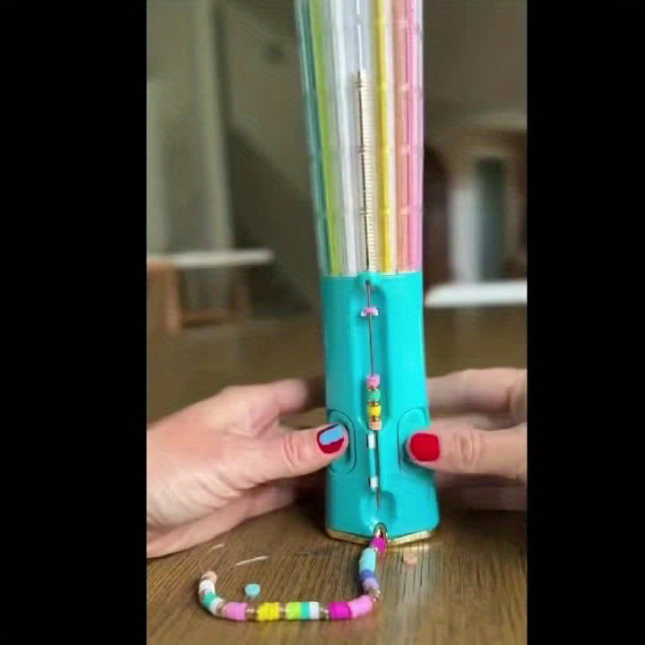 Heishi Bracelet Maker- 2047pcs, DIY Jewelry Craft Kit, Design& Make 23 Bead Bracelets, Rotate-Click-Wear