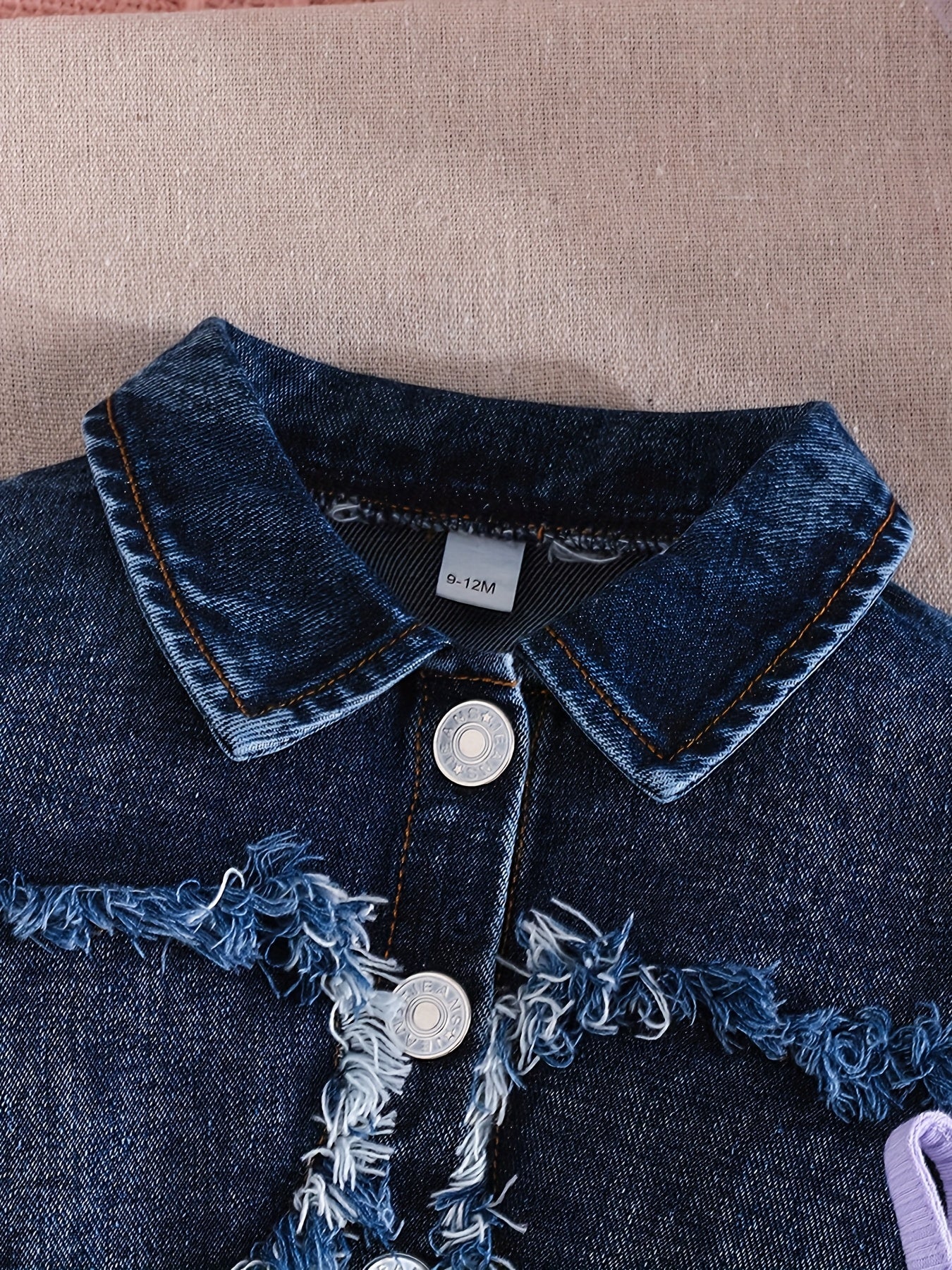 2pcs Toddler Girl Outfit | Stylish Blue Denim Jacket & Adorable Bow Skirt Set | Cozy Jacket with Button Front, Soft Flowy Skirt for Fall Birthday Party, Photoshoot, Casual Wear - Machine Washable Toddler Ensemble, Perfect for