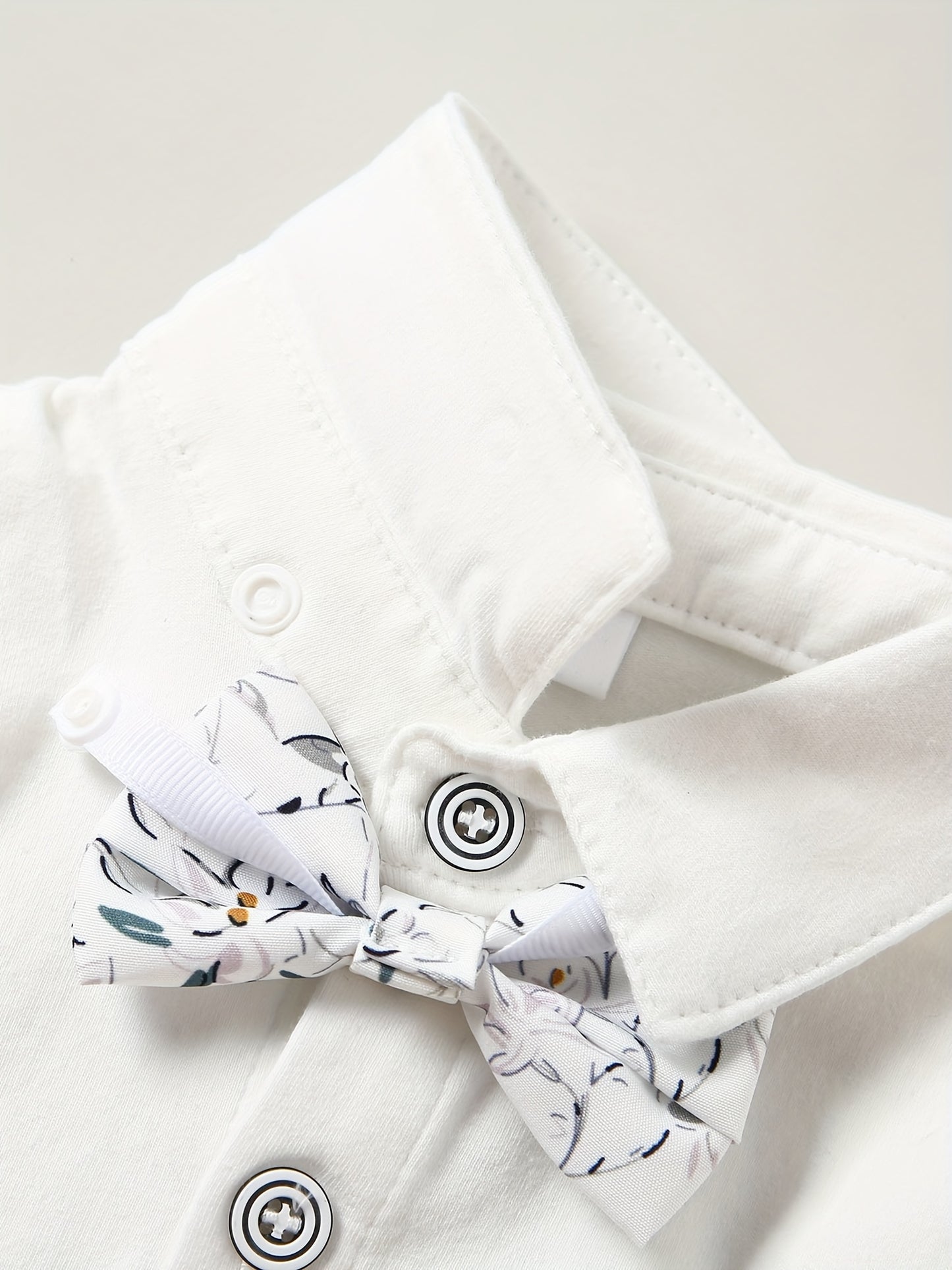 Baby Boy Formalwear Suit Set Shirt Bow Tie Vest Pants