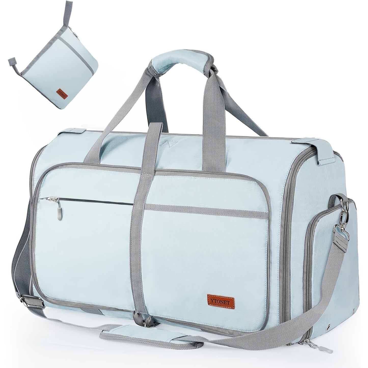 Versatile Garment Bags That Can Be Folded, a Convertible Duffle Bag with a Shoulder Strap, a Garment Bag Featuring a Shoe Compartment, a 2-In-1 Hanging Suitcase for Weekend Trips, Essential Travel Accessories, Perfect for Wom