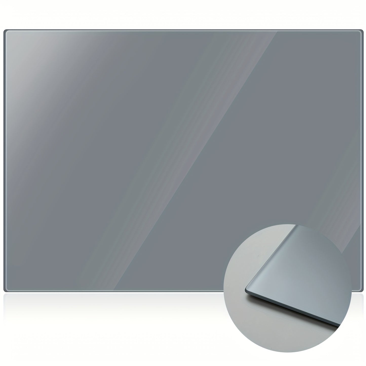 Tempered Glass Palette For Oil Painting Scratch Resistant Easy Clean