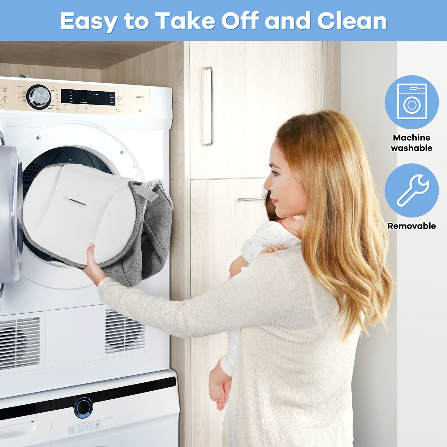 Baby Swing With 5 Speeds, Lullabies, 15-Point Safety Belt