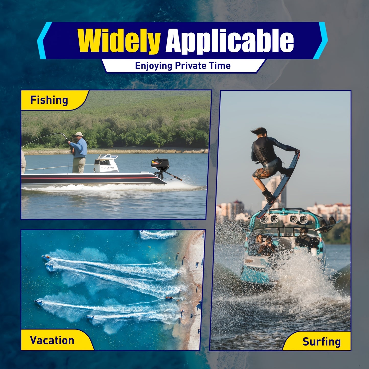 GDRASUYA 3.6 HP Two Stroke Marine Engine Mounting Bracket For Outboard Motor Components Kit