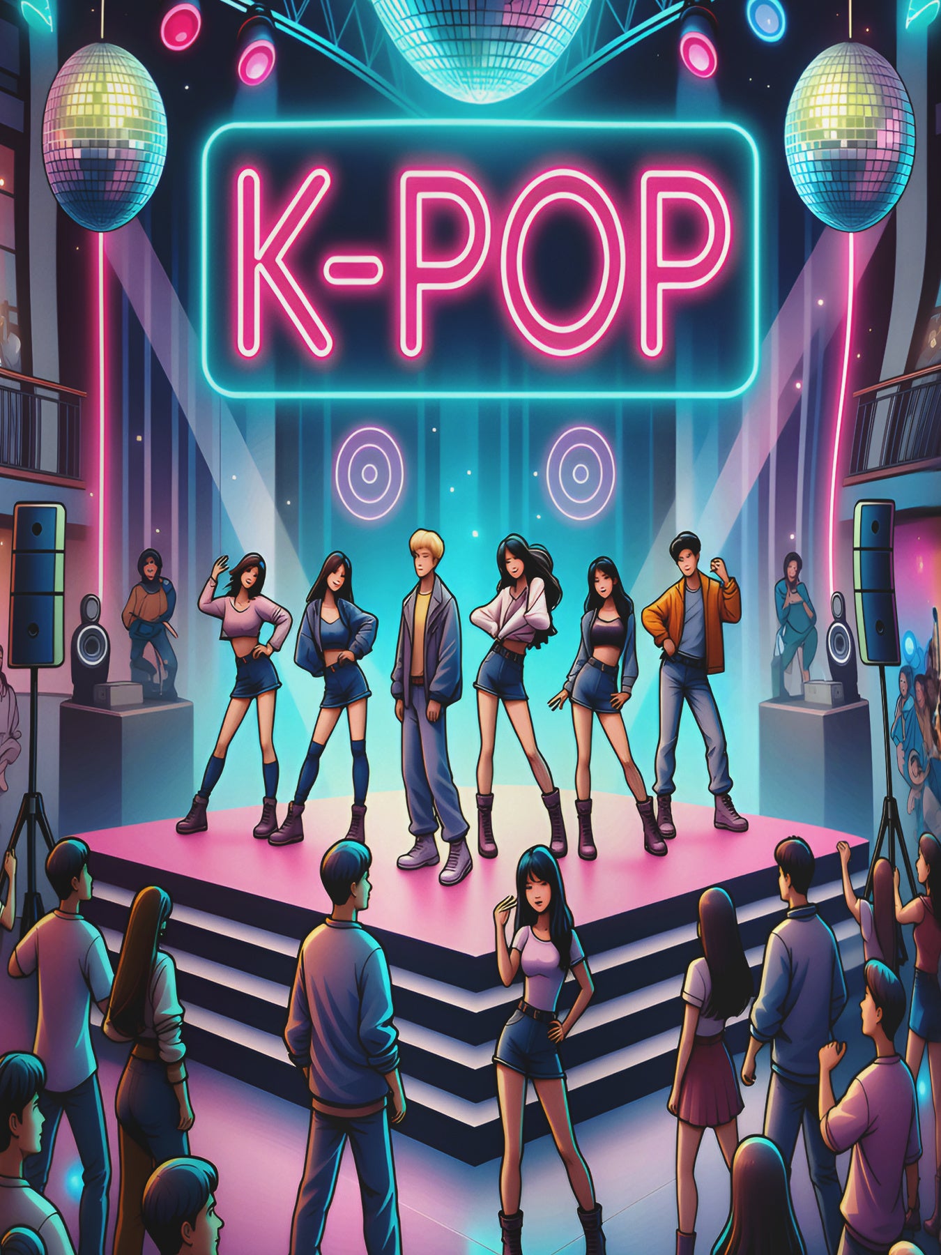 Girls 2pc K Pop Anime 3D Printed Hooded Sweater And Sweatsuit Set With Pockets Machine Washable Winter Wear