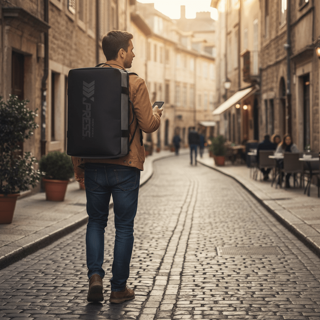 40L Travel Backpack 3-in-1 Convertible Duffle Bag with Shoulder Strap, Heavy-Duty Durable Polyeste Waterproof Bag for Men & Women, Business, Weekend, Camping, Overnight Backpack