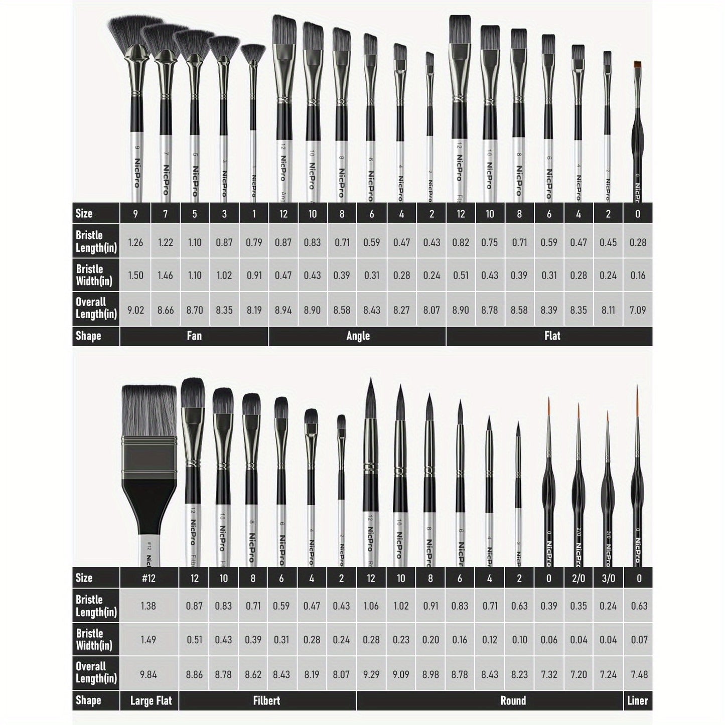 36 Piece Paint Brush Set With Palette Knife Cloth Roll