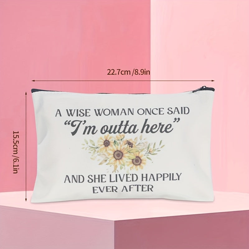 Retirement Gift Set Women Coworker Friend Nurse Mom Retiree Includes Wine Glass Makeup Bag Keychain Christmas Gift