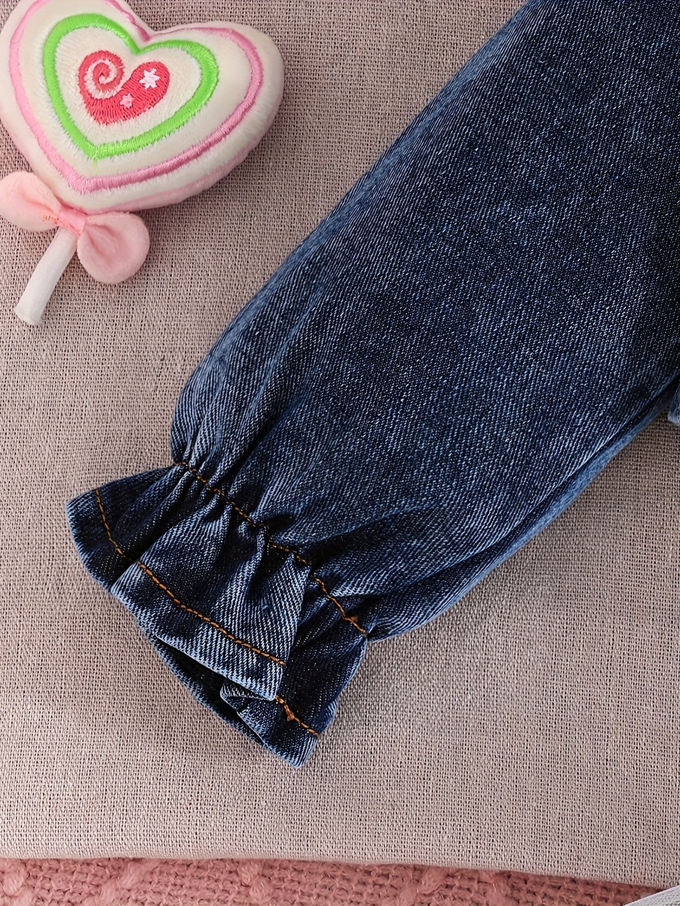 2pcs Toddler Girl Outfit | Stylish Blue Denim Jacket & Adorable Bow Skirt Set | Cozy Jacket with Button Front, Soft Flowy Skirt for Fall Birthday Party, Photoshoot, Casual Wear - Machine Washable Toddler Ensemble, Perfect for