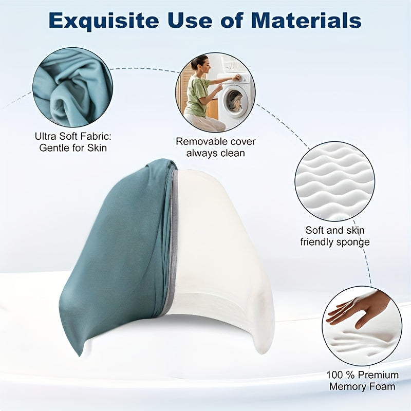 Adjustable 360° Airplane Neck Pillow with Earplugs & Eye Mask - Lightweight Breathable Travel Pillow for Long Flights, Airplane, Car & Office Use, Head Support for s &, Machine Washable (Multi-Color)