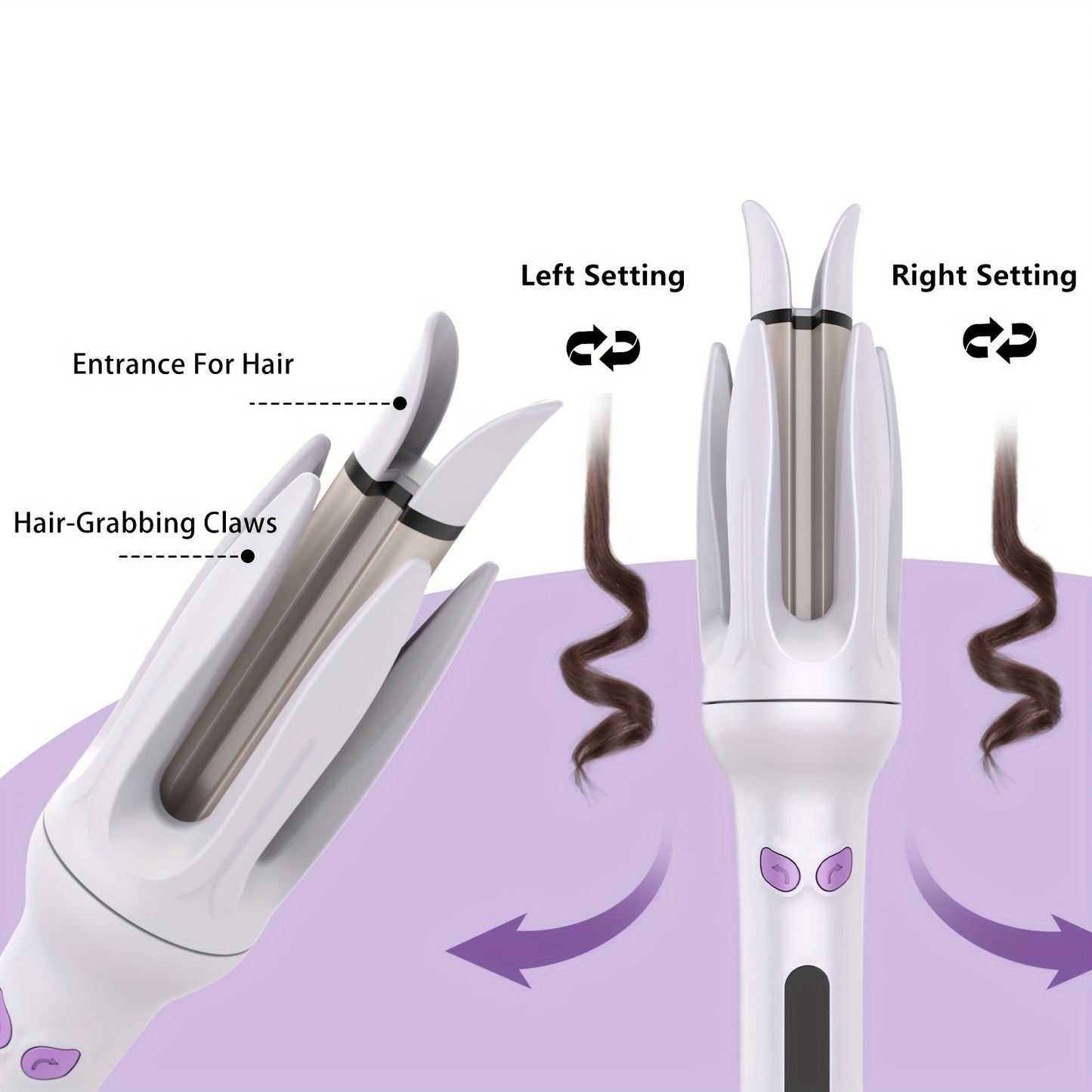 GENAI Automatic Hair Curler With 4 Temperature Options Negative Ion