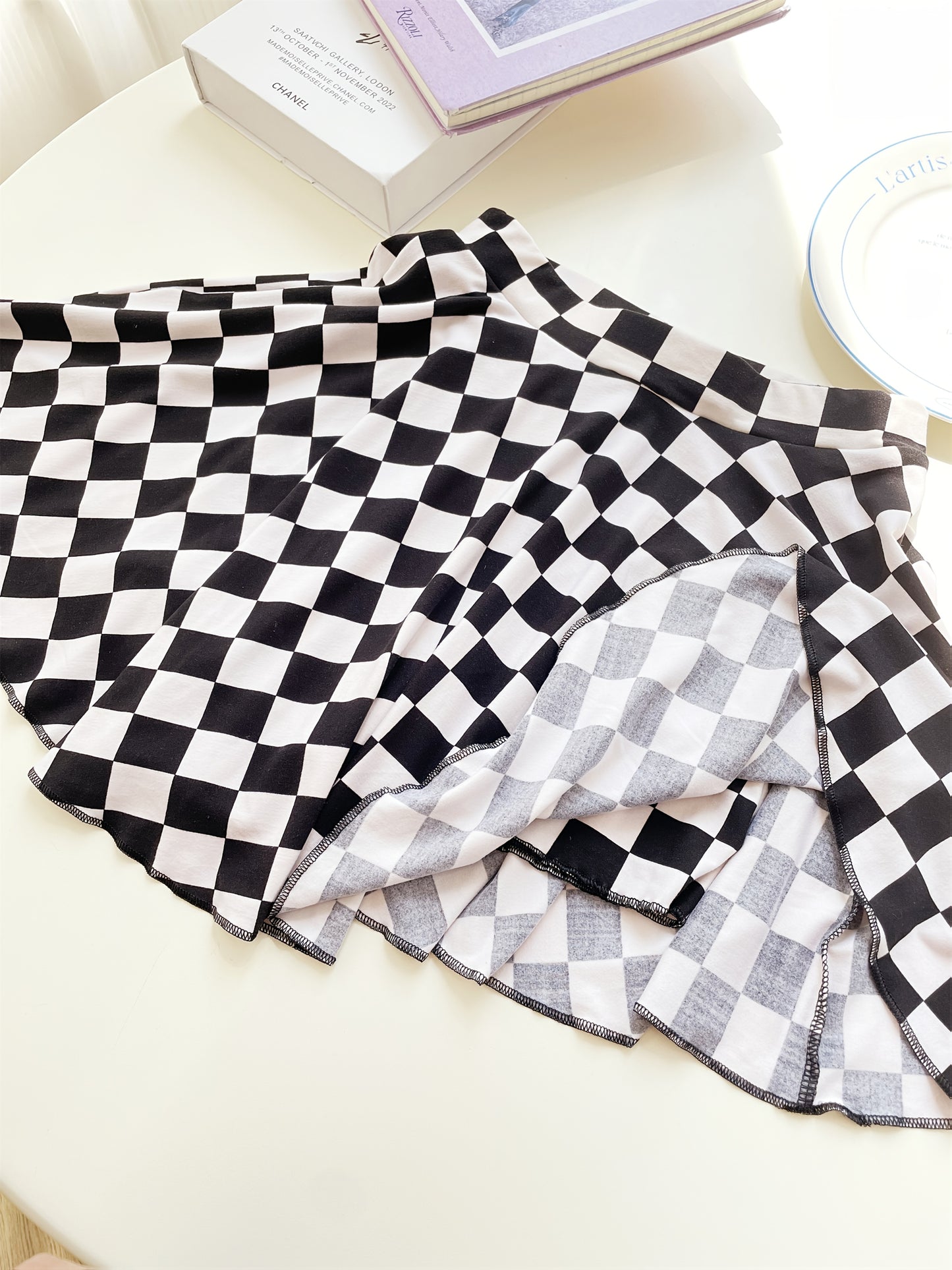 Random 5pcs Girls Skorts for School Back Leggings,  Dance Wear, Printed Design, Easy Care, Breathable Material, Multipack Skorts