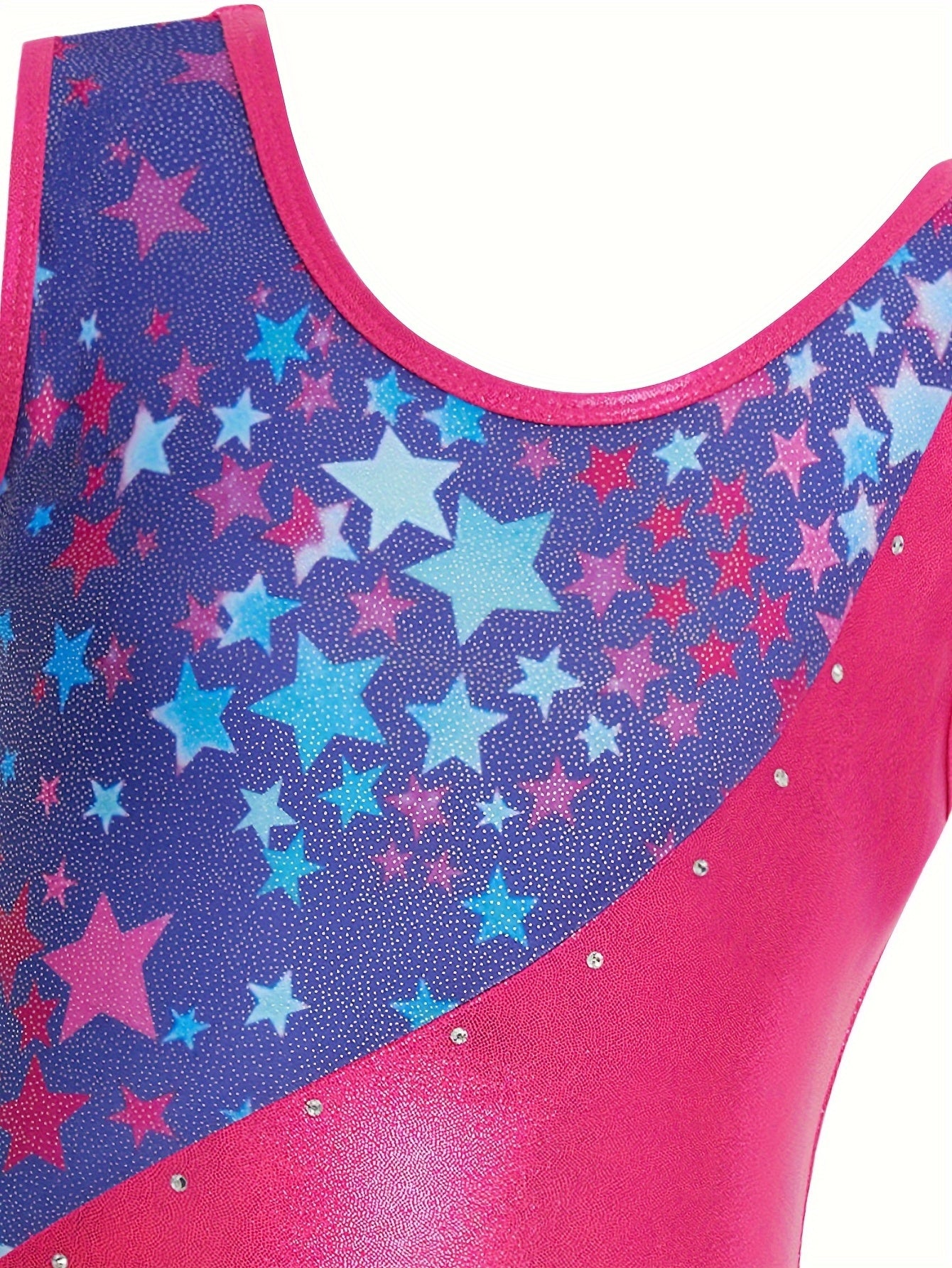 3pcs Gymnastics Leotards For Girls, Sleeveless Kids Dance Unitards Biketards With Shorts And Hair Scrunchie Eid Gifts For Kids, for Outdoor