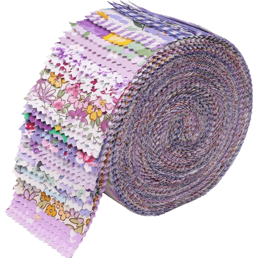 Cotton Jelly Roll Fabric Strips For Quilting Precuts Bundle