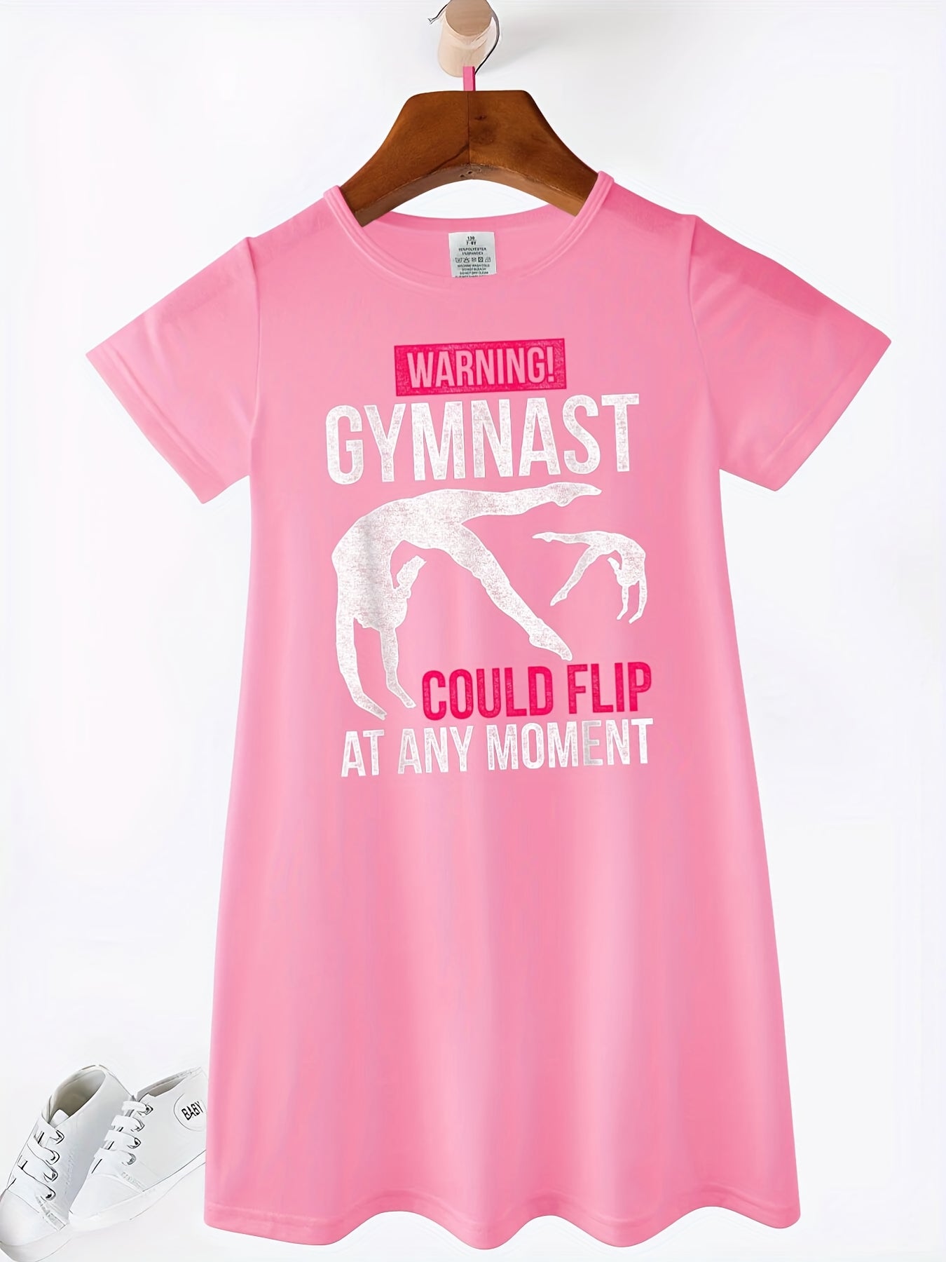 Girls Gymnastics Leotard Warning Gymnast Could Flip At Any Moment