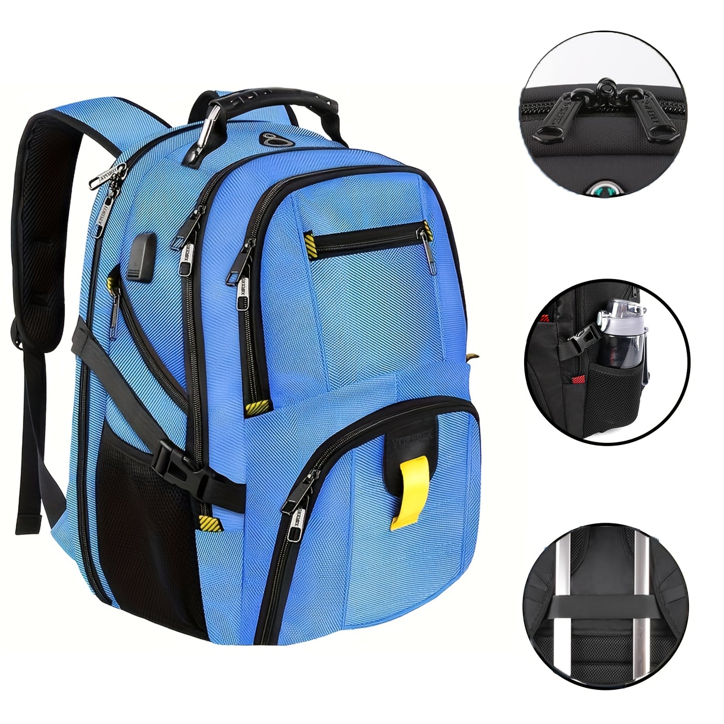 Travel Backpack, Extra Large 13.21gal Laptop Backpacks For Men Women, College Backpacks Airline Approved Business Work Bag With USB Charging Port Fits 17 Inch Computer, Men'S Gifts, School Backpack For Teens, Travel Accessori