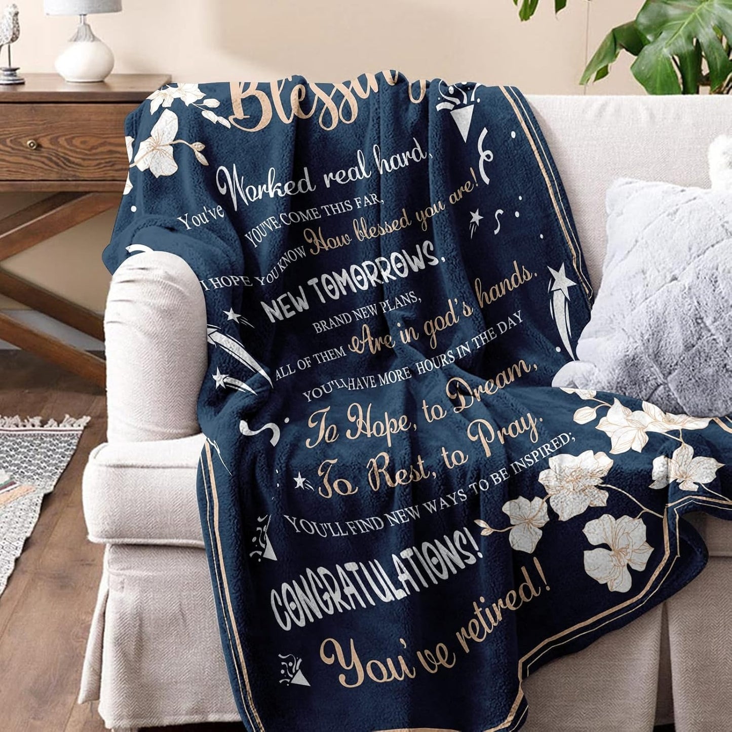1pc Retirement Gifts for Women, Retirement blankets, Retirement gifts, best retirement gift ideas for women, fun retirement gifts for dads, doctors, Farewell gifts for co-workers
