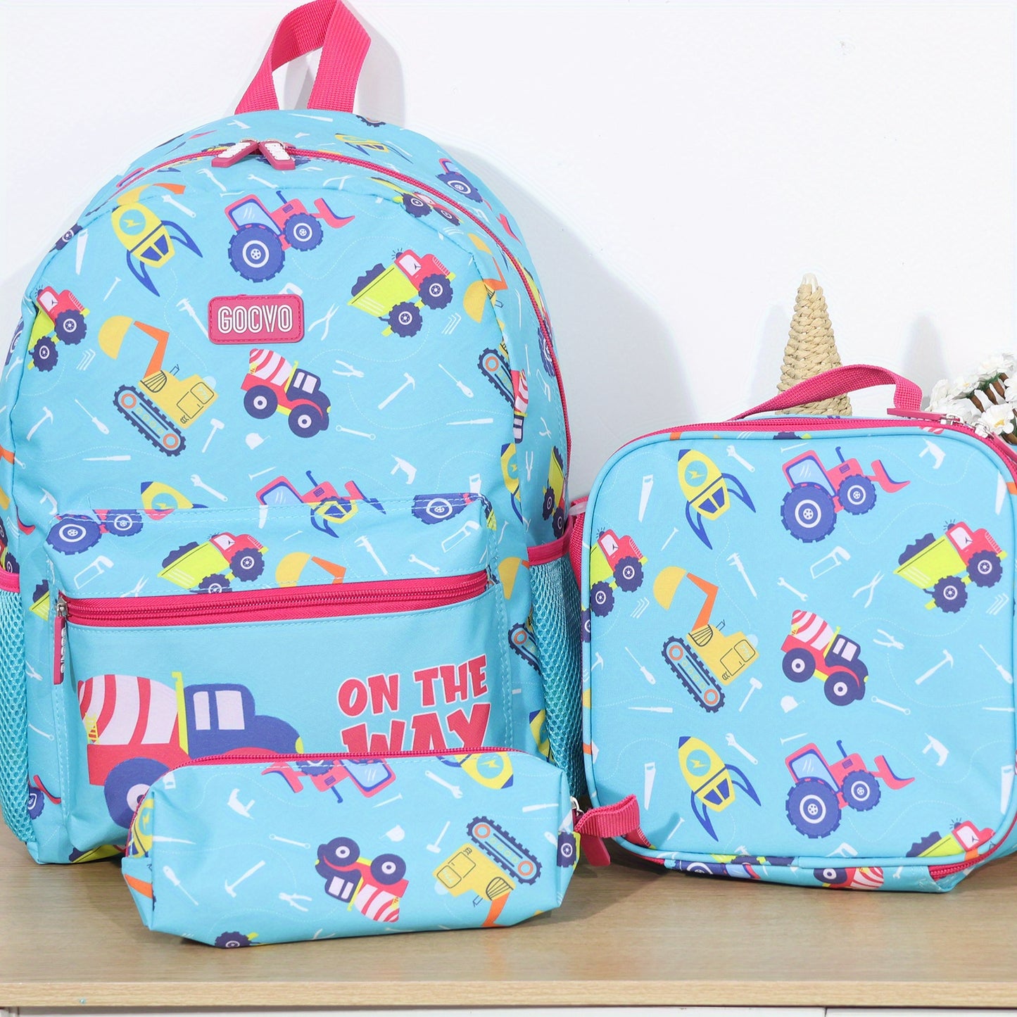 Kids School Backpack Set With Lunch Bag Pencil Case