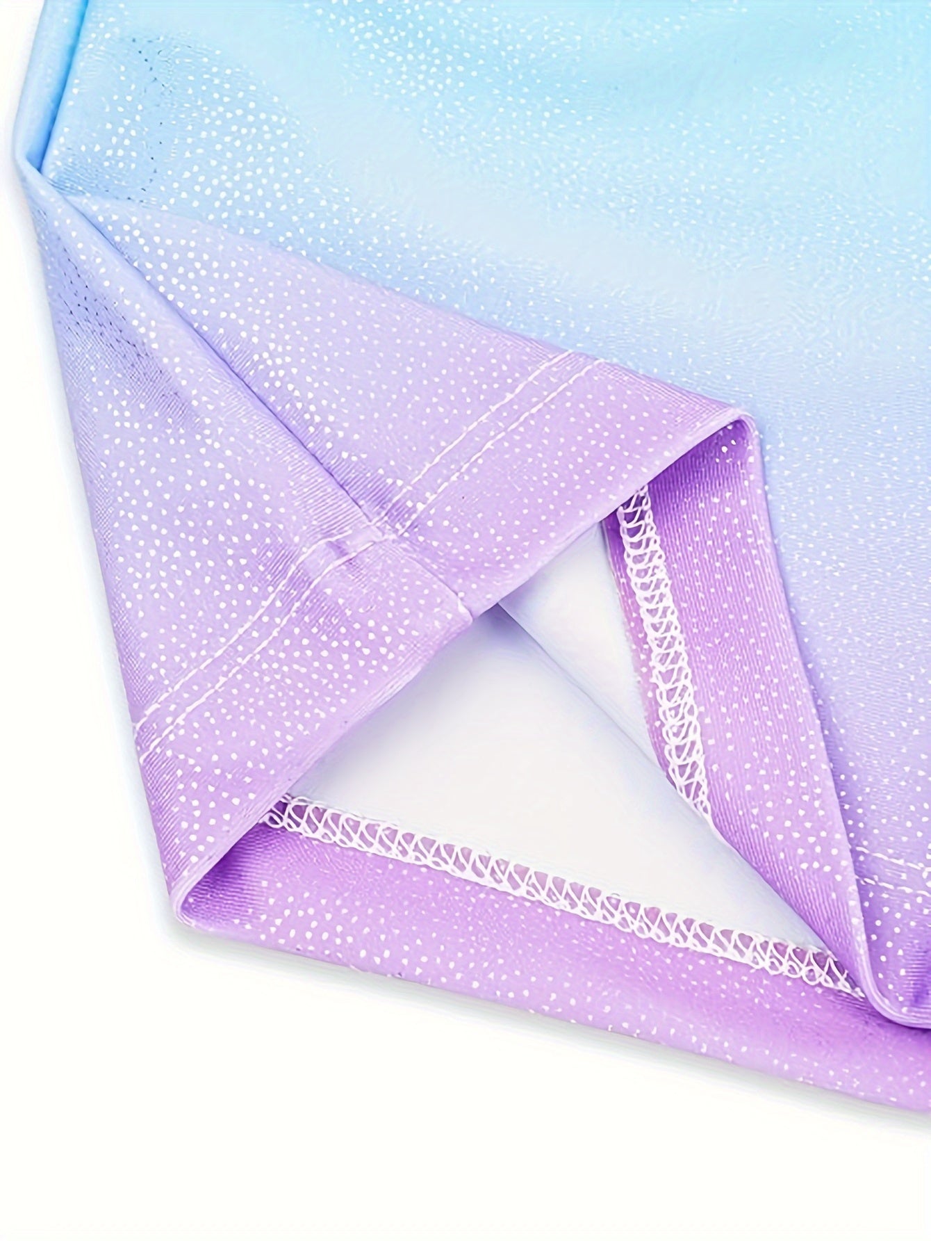 3pcs Girls' Slim & Fit Gymnastics Outfit - Leopard Print One-Shoulder Leotard, Vibrant Purple Shorts & Matching Hairband for Dancing & Sports, Gymnastics Attire|Vibrant Gymwear|Stretchy Fabric, for Outdoor