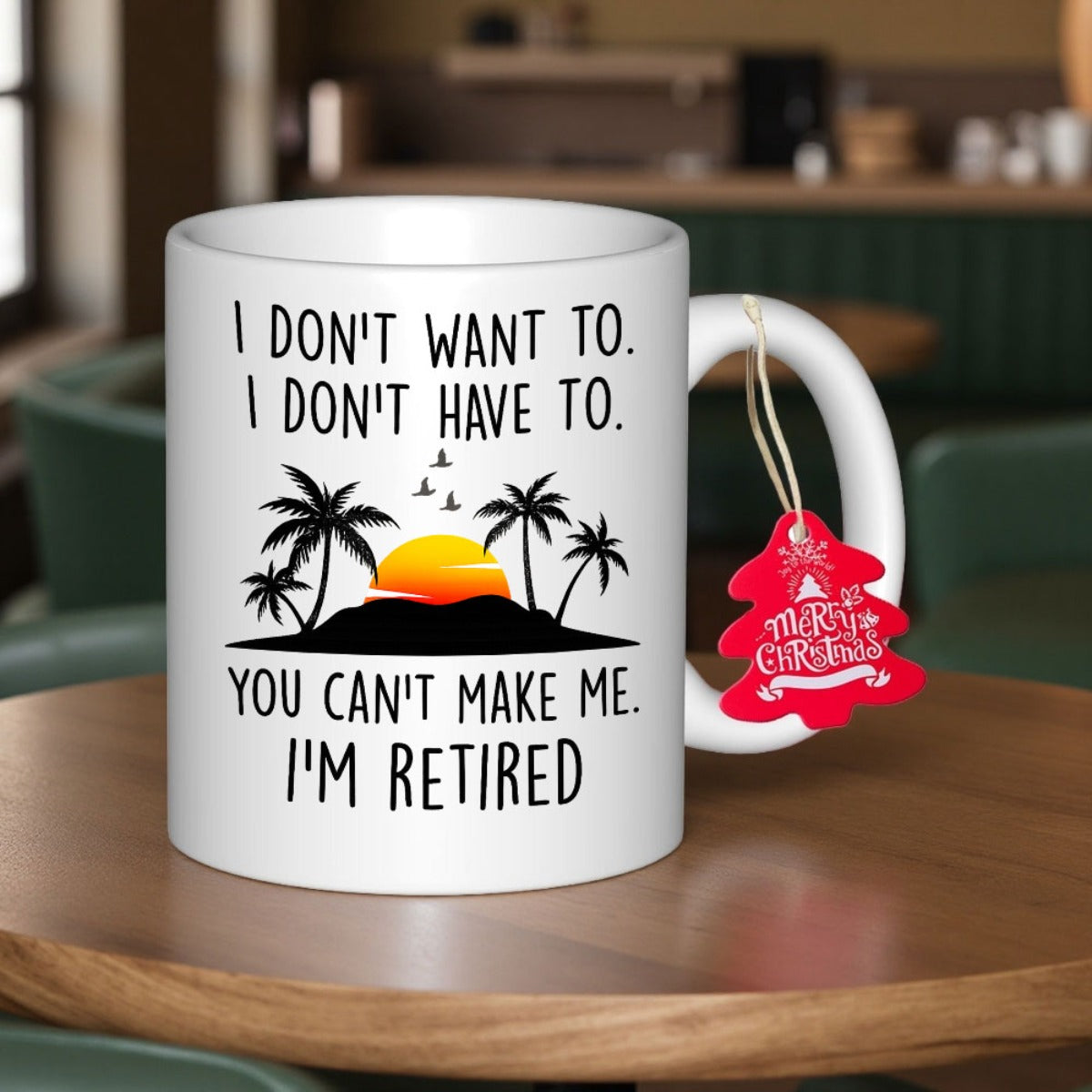 1pc "I' Retired" Funny Coffee Mug - Shatterproof & Dishwasher Cup with Retirement, Durable Reusable Drinkware Suitable for Office,, Christmas, Birthday Gifts (Ideal for Retirees)