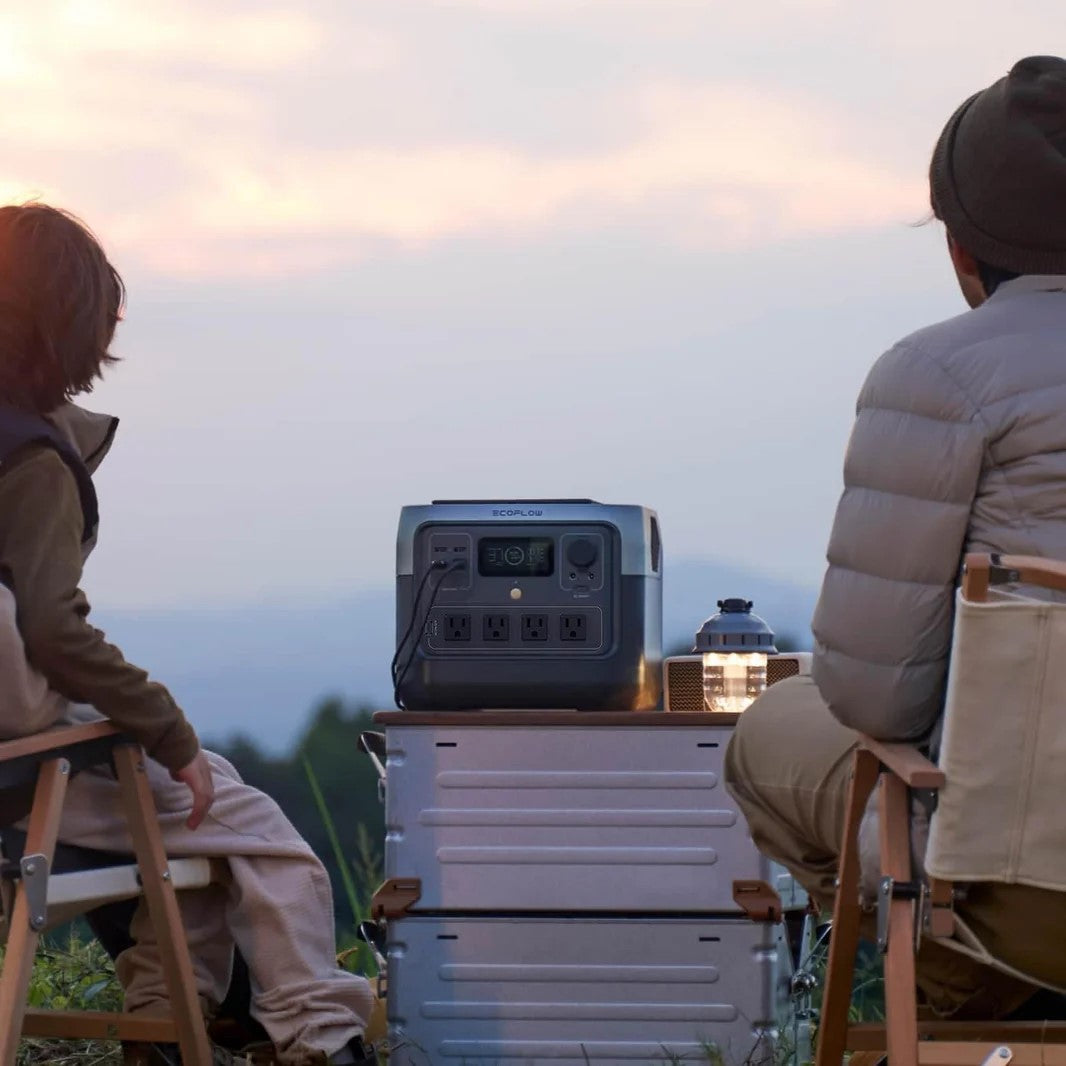 EcoFlow Portable Power Station RIVER 2 Pro 700, 716Wh LiFePO4 Battery, 70 Min Fast Charging, 4X800W AC Outlets, Solar Power Bank for Outdoor Camping/RVs/Home Use Black (Solar Panel Optional)