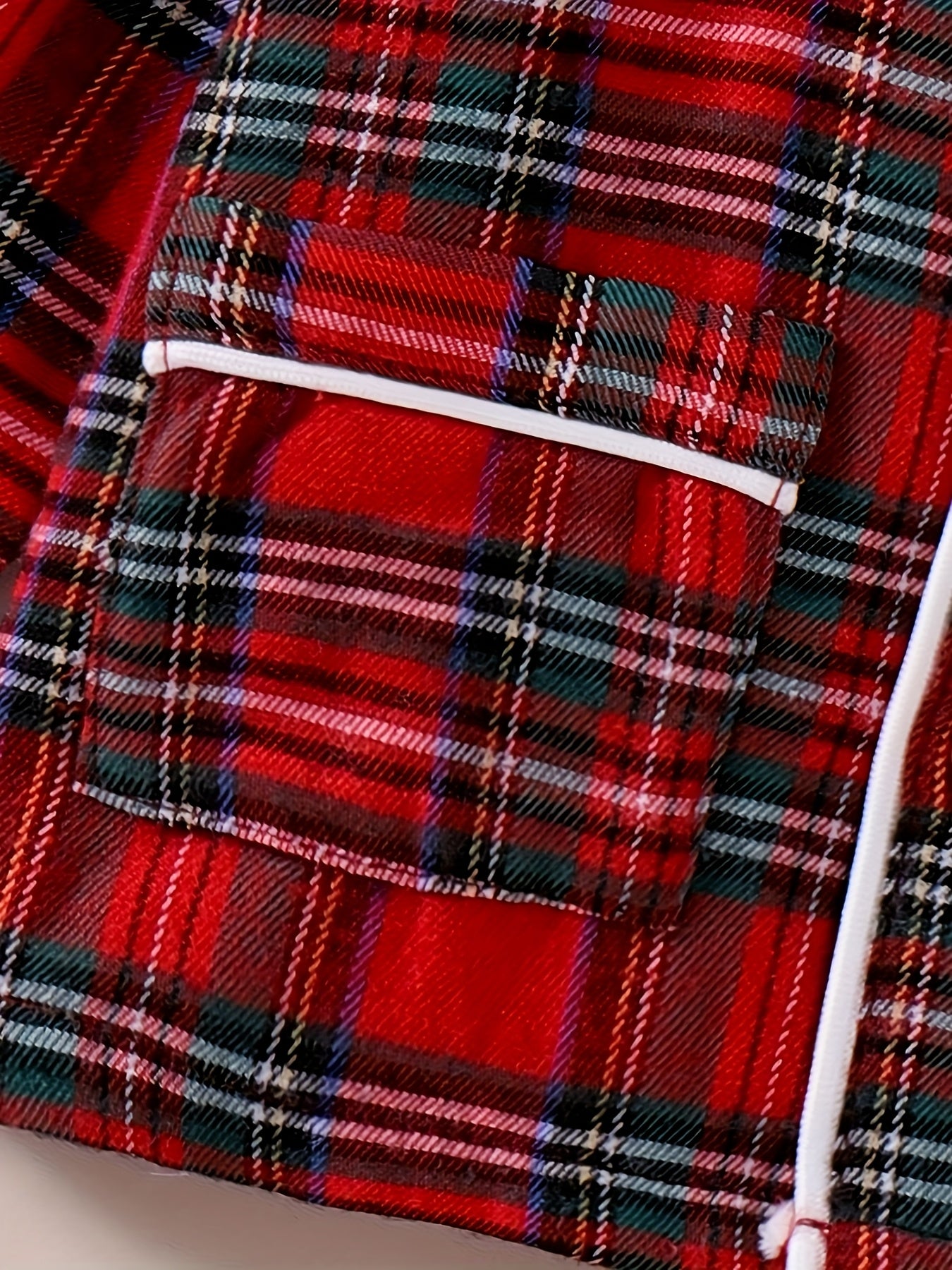 2pcs Girls' Plaid Shirt & Pants Set - Red/White/Black Checkered Toddler Outfit, Long Sleeve Button-Front Blouse & Matching Trousers, Spring/Fall Casual Play Clothes for Olds (Hand Washable), Perfect for Outdoor