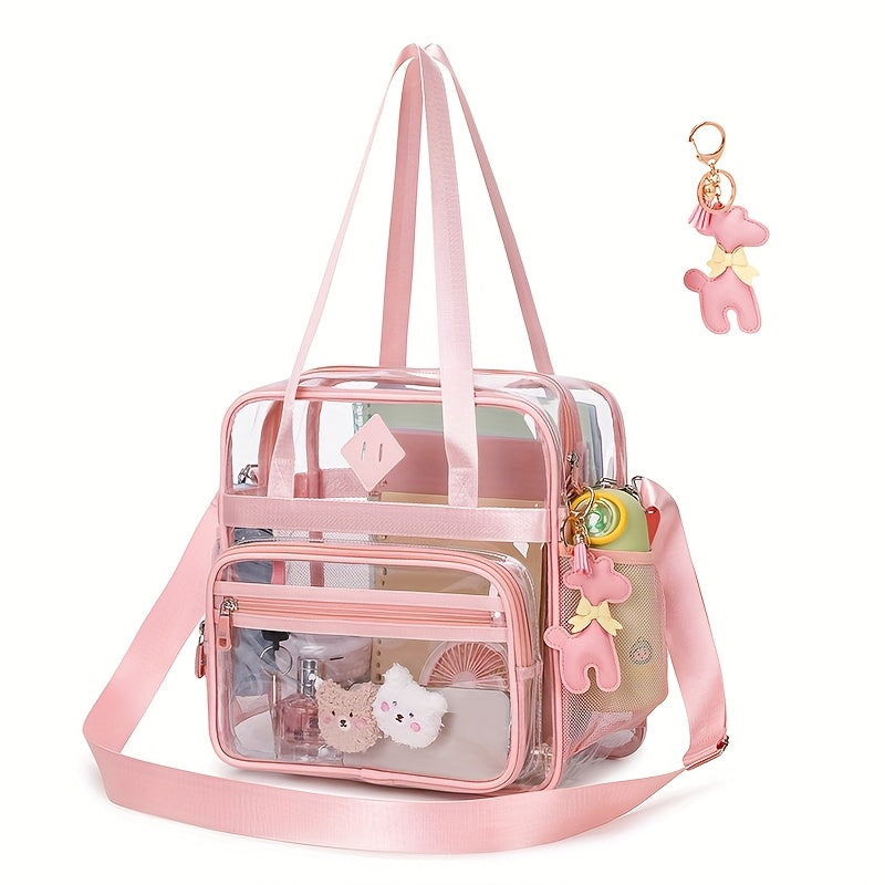 PIG PIG GIRL PVC Shoulder Bag High Capacity Crossbody